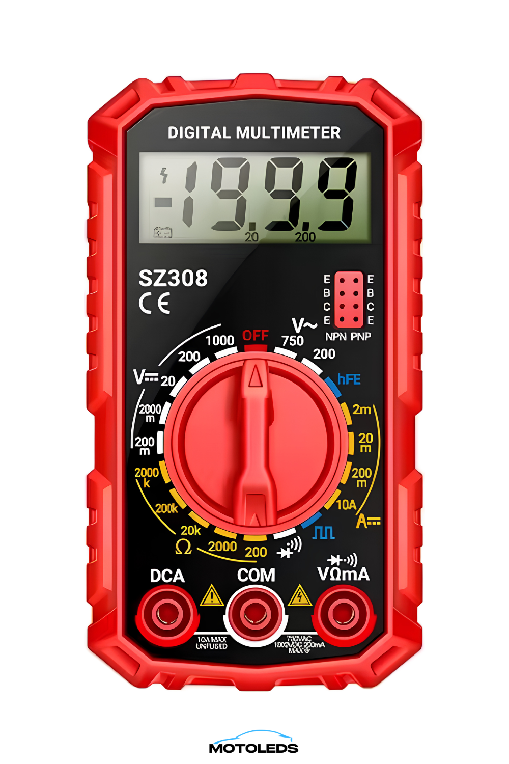 Digital Multimeter - 12V Car Voltage & Fuse Tester