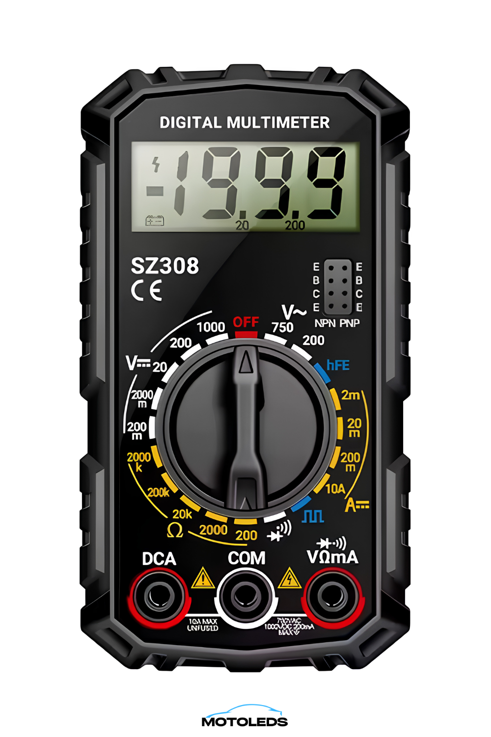 Digital Multimeter - 12V Car Voltage & Fuse Tester