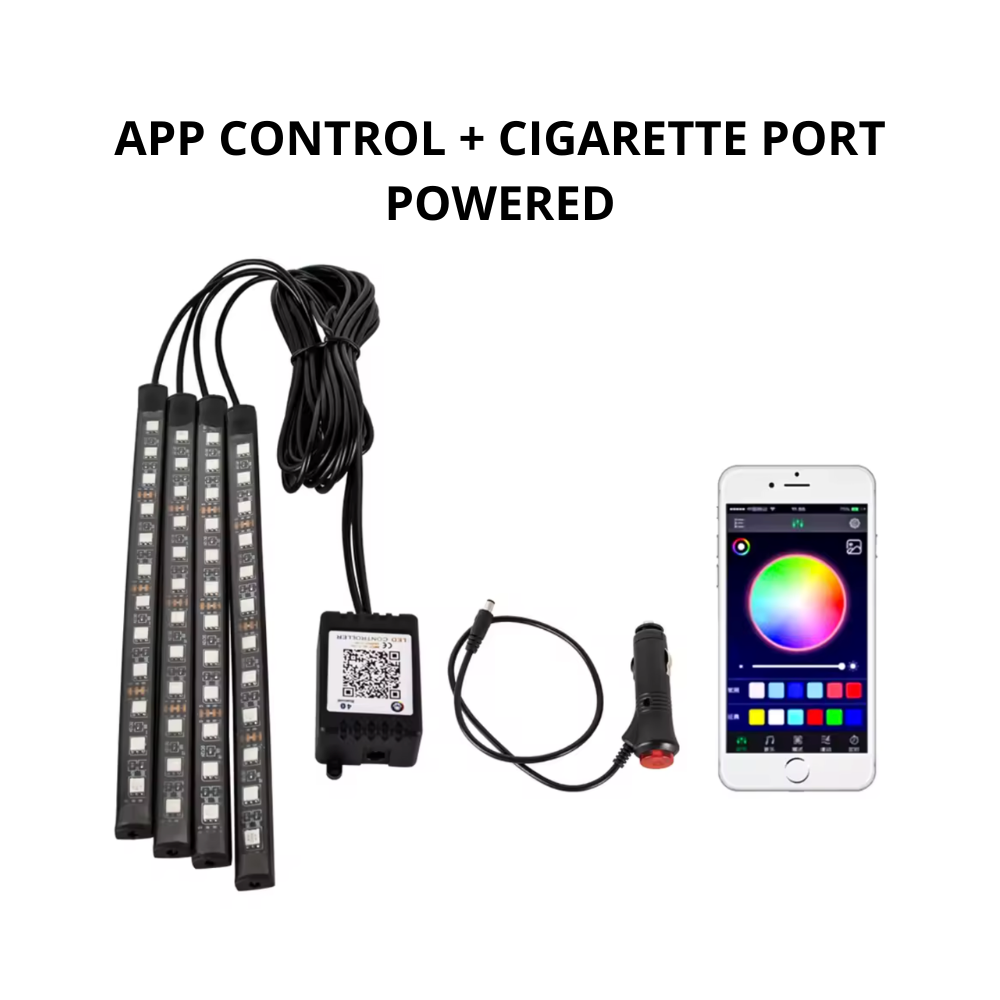 Footwell LED Strips - Pack of 4