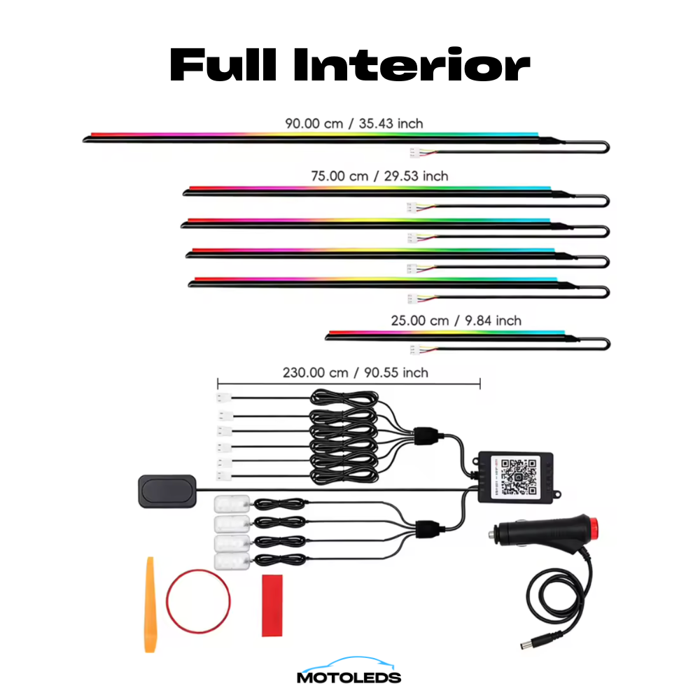 MotoLEDs Ambient Lighting Kit - Plug & Play