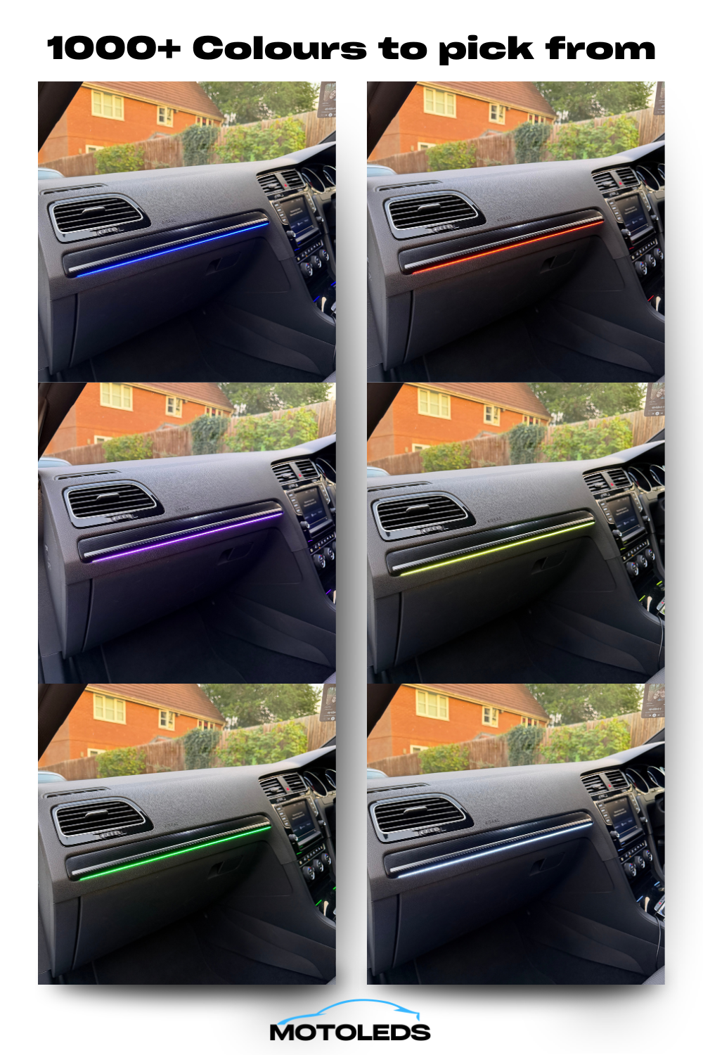 MotoLEDs Ambient Lighting Kit - Plug & Play