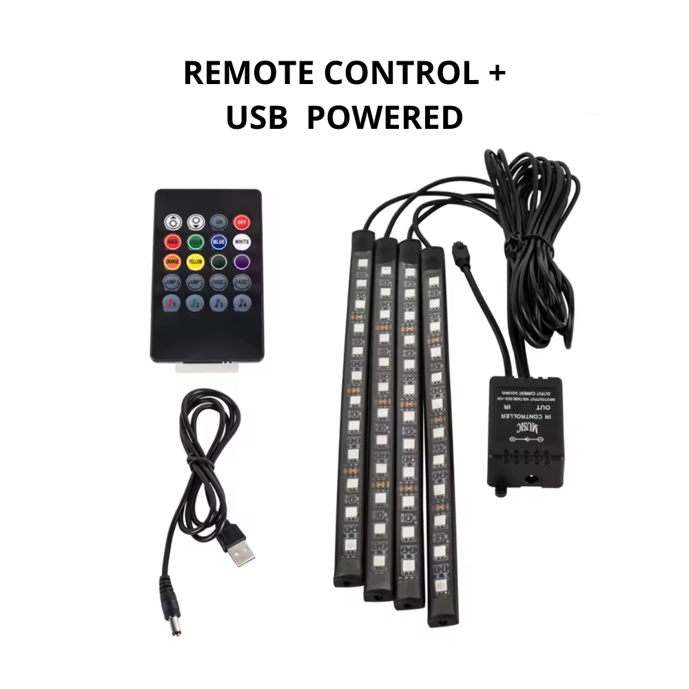 Footwell LED Strips - Pack of 4
